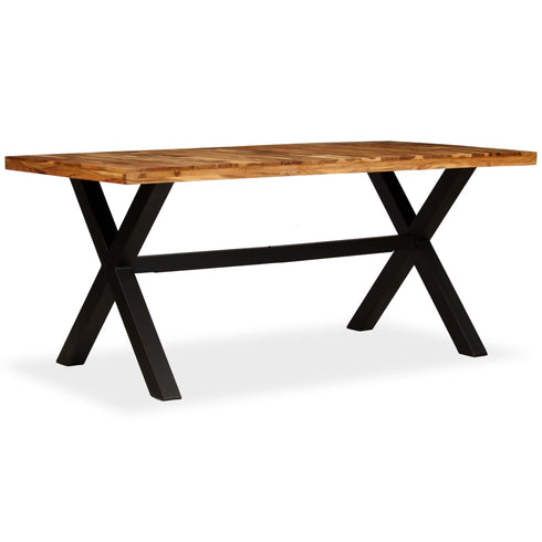 Rustika Rowe -  Dining Table Solid Acacia and Mango Wood 180x90x76 cm